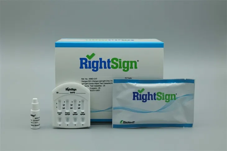 Dengue NS1 And Dengue IgG/IgM And Zika Virus IgG/IgM And Chikungunya IgG/IgM 7 in 1 Rapid Test